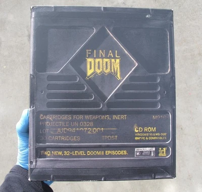 Microsoft Windows Big Box Final Doom (PC, 1994) Near Mint Disc - RARE iD Game - Image 1 of 4