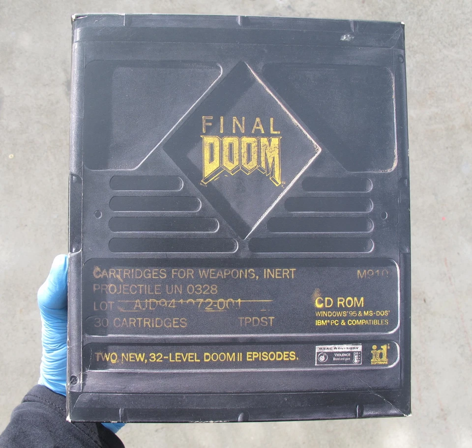Microsoft Windows Big Box Final Doom (PC, 1994) Near Mint Disc - RARE iD Game - Image 1 of 4