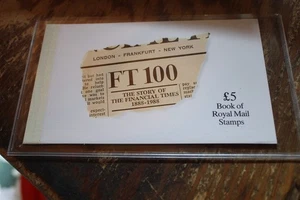GREAT BRITAIN FINANCIAL TIMES 100 YEARS 5 POUNDS MINT BOOKLET COMPLETE  - Picture 1 of 1