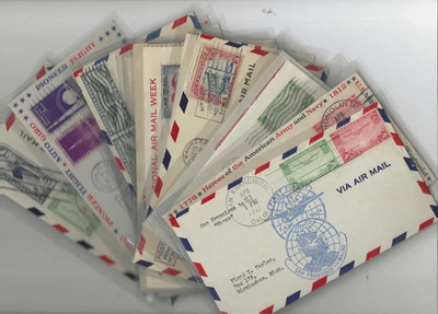 16 FLIGHT CVRS 1920-40 MOST CLIPPER, HONO, GUAM, MEX, PI, BER, SF, HELOS, BI - Image 1 of 4