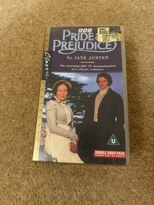 BBC Pride and Prejudice Double VHS Jane Austen Colin Firth BBC Video Videotape - Picture 1 of 4