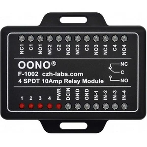Module relais de puissance OONO 4 SPDT 10A Raspberry Pi etc projet IoT, version DC24V - Photo 1/6
