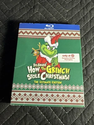 New How The Grinch Stole Christmas - Blu-Ray Target Exclusive Holiday Slipcover - Imagem 1 de 2