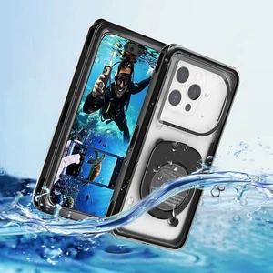 Wasserdichte Unterwasser Tauch Handyhülle für iPhone 16 15 14 13 12 Pro Max - Bild 1 von 20