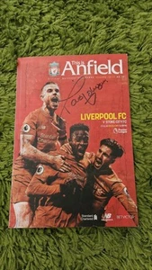 Liverpool home Programme signed by Liverpool Legend David Johnson  - Picture 1 of 2