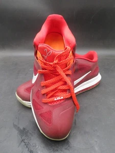 Nike LeBron 9 Low Red Grey Orange (510811-600) Size 11.5 - Picture 1 of 12