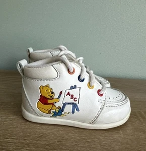 Disney Winnie the Pooh Vintage 90’s Lace-Up Skid Resistant Toddler Shoes (5) - Picture 1 of 15