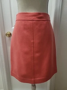 FALDA LÁPIZ LANA J CREW TALLA. 6T CORAL. Nuevo con etiquetas - Imagen 1 de 9