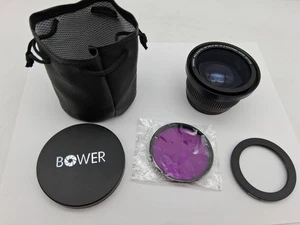 Bower Pro Digital HD DSLR MC AF 0.42x46mm Camera Lens Macro Japan Optics - Picture 1 of 12