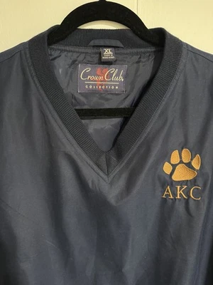 Vintage Crown Club Collection AKC Nylon Jacket XL - Image 1 of 4