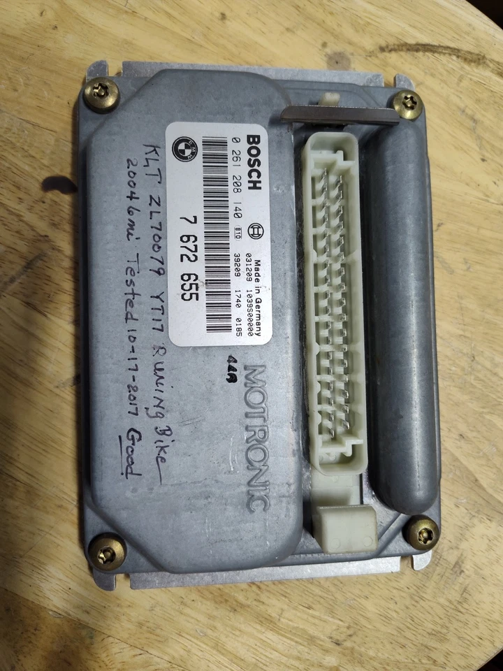 BMW K1200LT 2004 04 ECU ECM módulo de control informático 7672655 7 672 655  Foto 1 de 1