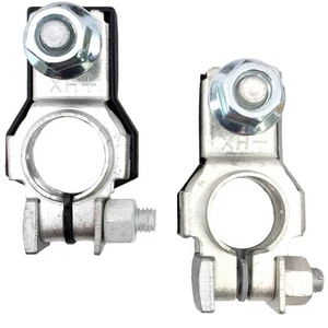 BATTERY TERMINAL | POSITIVE & NEGATIVE SET | OEM | Car Cable Connector Clamp ... - Picture 1 of 3