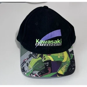 Gorra gráfica Kawasaki Motorsports Racing años 90 Y2K Taiwán moto cross - Imagen 1 de 5