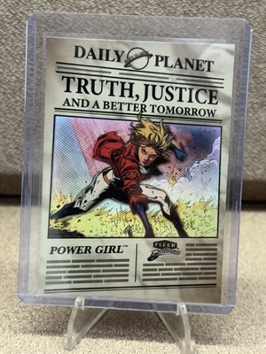 2025 Fleer Brilliants Superman - #TJBT-9 Power Girl - Truth Justice RARE (1:640) - Image 1 of 2
