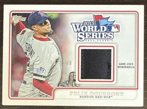 Felix DOUBRONT🔥2014 Topps 2013 World Series Classic Jersey Relic 97/100 Red Sox - Picture 1 of 2