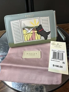 RADLEY LONDON Room With A View Leder Geldbörse mit umlaufendem Reißverschluss - Neu mit Etikett - Bild 1 von 6