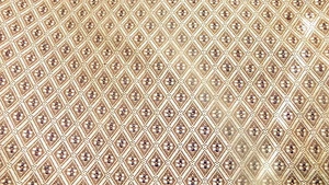 Goldbraun Rautenmuster Damast Polsterstoff 1 Yard F651 - Bild 1 von 1