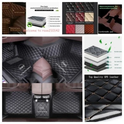 For Audi S6 2006-2023 Car Floor Mats Custom Waterproof Carpets Foot Pads Auto  - Image 1 of 4