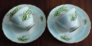 Toskanische feine englische Knochen China Lilly of the Valley 'Geburtstagsblumen' - Bild 1 von 18