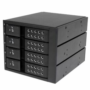 Startech.com 4 Bay Aluminum Trayless Hot Swap Mobile Rack Backplane For 3.5in