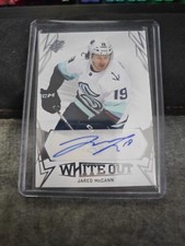 2022-23 Upper Deck SPX Jared McCann White Out Auto