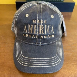MAKE AMERICA GREAT AGAIN TRUMP Cap Embroidered In Tan MAGA REALTREE XTRA / Brown - Picture 1 of 4