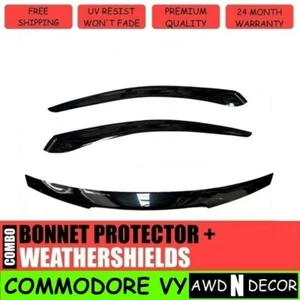 Bonnet Protector & Weathershields for Holden Commodore VY 2002-2004 Sedan Ute - Picture 1 of 6