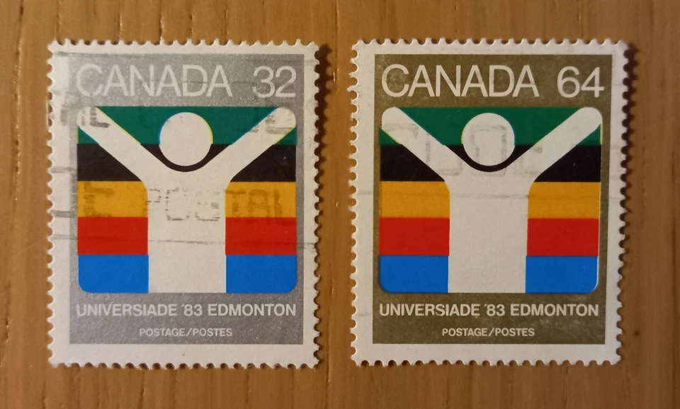 Complete Canada used stamp set: 1983 World University Games - Image 1 of 1