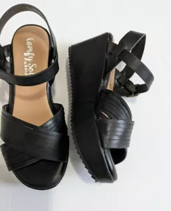 Damen Keilabsatz Sandalen Plateau Sommer leicht bequem Mode Größe 6 NEU - Bild 1 von 12