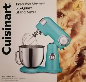 Cuisinart "Precision Master" 5.5 Quart 400w Stand Mixer SM-50TQ Brand New In Box - Picture 1 of 12