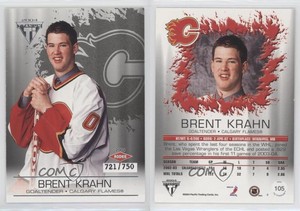 2003-04 Pacific Private Stock Titanium Retail /750 Brent Krahn #105 Rookie RC