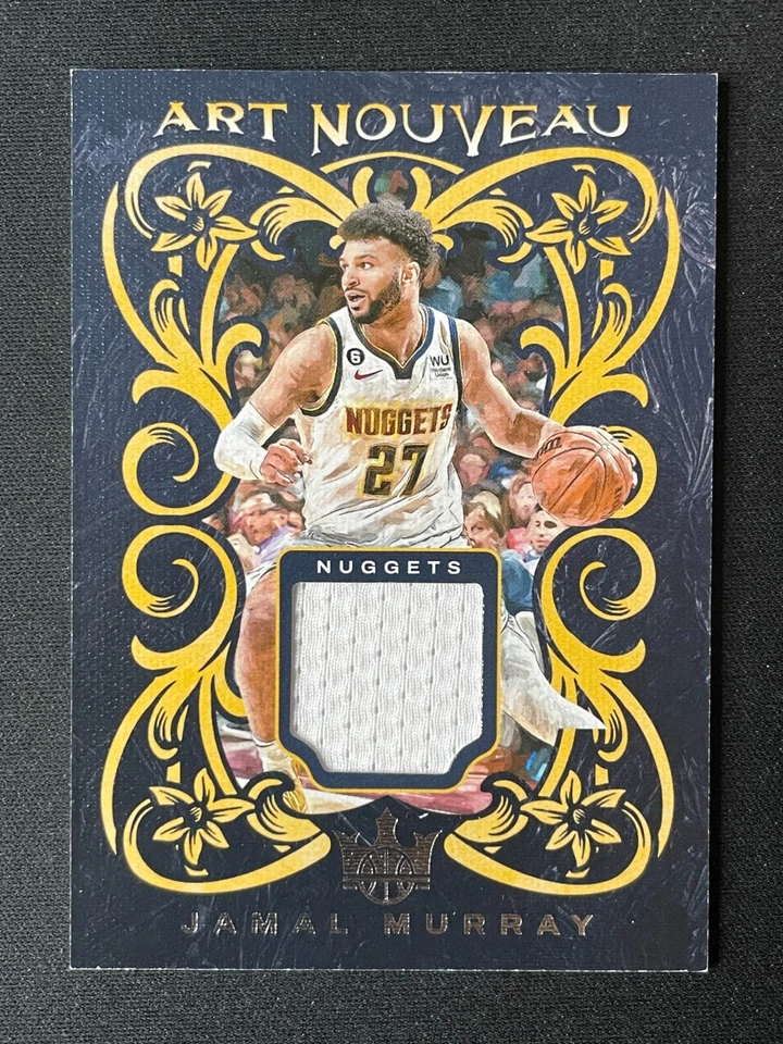 Jamal Murray - 2023-24 Court Kings Art Nouveau GAME WORN Patch / Relic #AN-MRY - Image 1 of 2