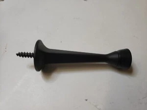 LOT OF 25 Delaney 402175 3" Rigid Door Stoppers (Black) - Picture 1 of 8
