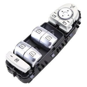 Fensterheberschalter Fensterheber Tasten Silber für Mercedes W213 Vorne Links DE - Bild 1 von 5