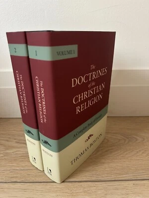 New! 2023, Thomas Boston, The Doctrines of the Christian Religion, 2 vol. set! - Image 1 of 3