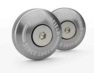 Bar End Finishers Silver Fit for Royal Enfield Interceptor, Continental GT 650 - Picture 1 of 1