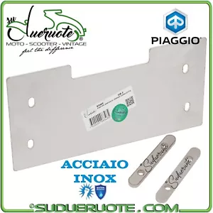 PIASTRA RINFORZO PEDANA CAVALLETTO PER VESPA PX 125 150 200 T5 PE LML STAR 2T 4T - Foto 1 di 24
