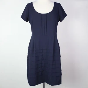 Vestido para mujer Jessica Simpson, talla 12, plisado, manga corta - Imagen 1 de 6