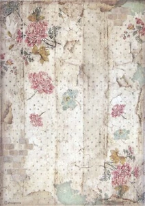 Papel de arroz decoupage Stamperia A/4 papel de arroz - textura de pared Alice DFSA4603 - Imagen 1 de 1