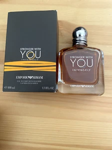 Giorgio Armani Stronger with You Intensely 100ml Edp New Sealed 100% Genuine - Picture 1 of 4