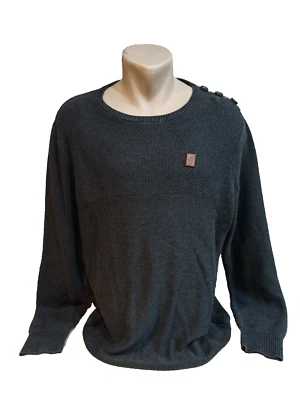 Naketano Hombre Jersey Talla 2XL Gris Oscuro Foto 1 de 4