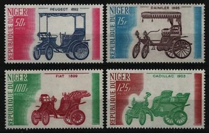 Niger 1975 - Mi-Nr. 473-476 ** - MNH - Autos / Cars - Bild 1 von 1