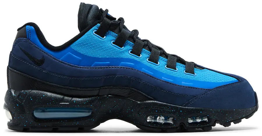 Nike Air Max 95 Black Medium Blue for Sale | Authenticity Nike Air Max 95 Black Medium Blue for Sale | Authenticity