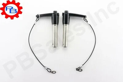 Protector de cepillo pasadores de liberación rápida 5/8 x 2,25 par de acero inoxidable para HUMVEE, HMMWV Foto 1 de 3