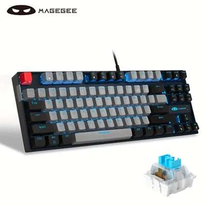 MageGee MK-STAR Mechanical keyboard 87 keys assembled keyboard Wired backlit off - Picture 1 of 17