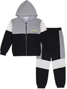 LONDON FOG Boys Fleece Sweatsuit Hoodie and Sweatpants Size 5/6,  10 - Picture 1 of 3
