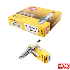Set of 4 New NGK G-Power Platinum Spark Plug LKAR7BGP-S/92649 for Acura Honda L4 - Picture 1 of 10