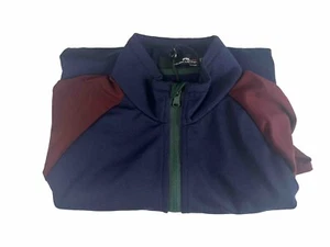 Ralph Lauren Polo RLX Herren 1/2 Zip Langarm Color Block Pullover Medium Blau - Bild 1 von 9