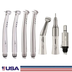 Dental Fiber Optic High Speed Turbine &Low Speed Handpiece LED E-generator 4hole - Picture 1 of 48