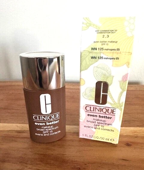 Clinique Even Better Foundation "WN 125 Mahogany" NEW! 1 fl. oz. - Image 1 of 1